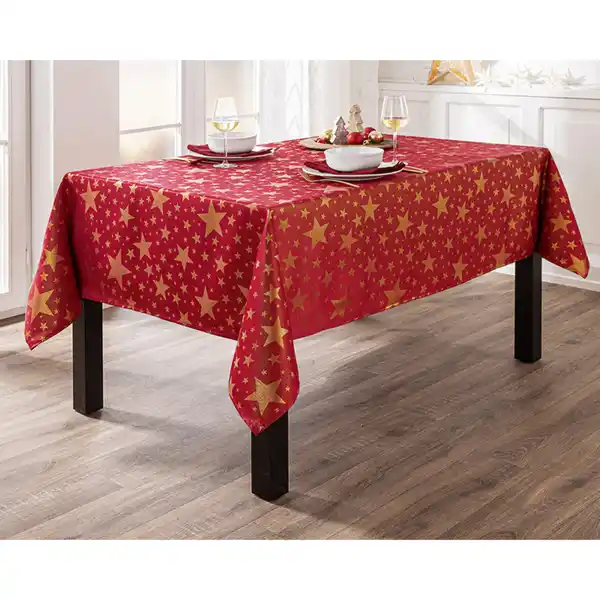 Bild 1 von Bella Casa Jacquard-Tischwäsche "Glitzerstern"