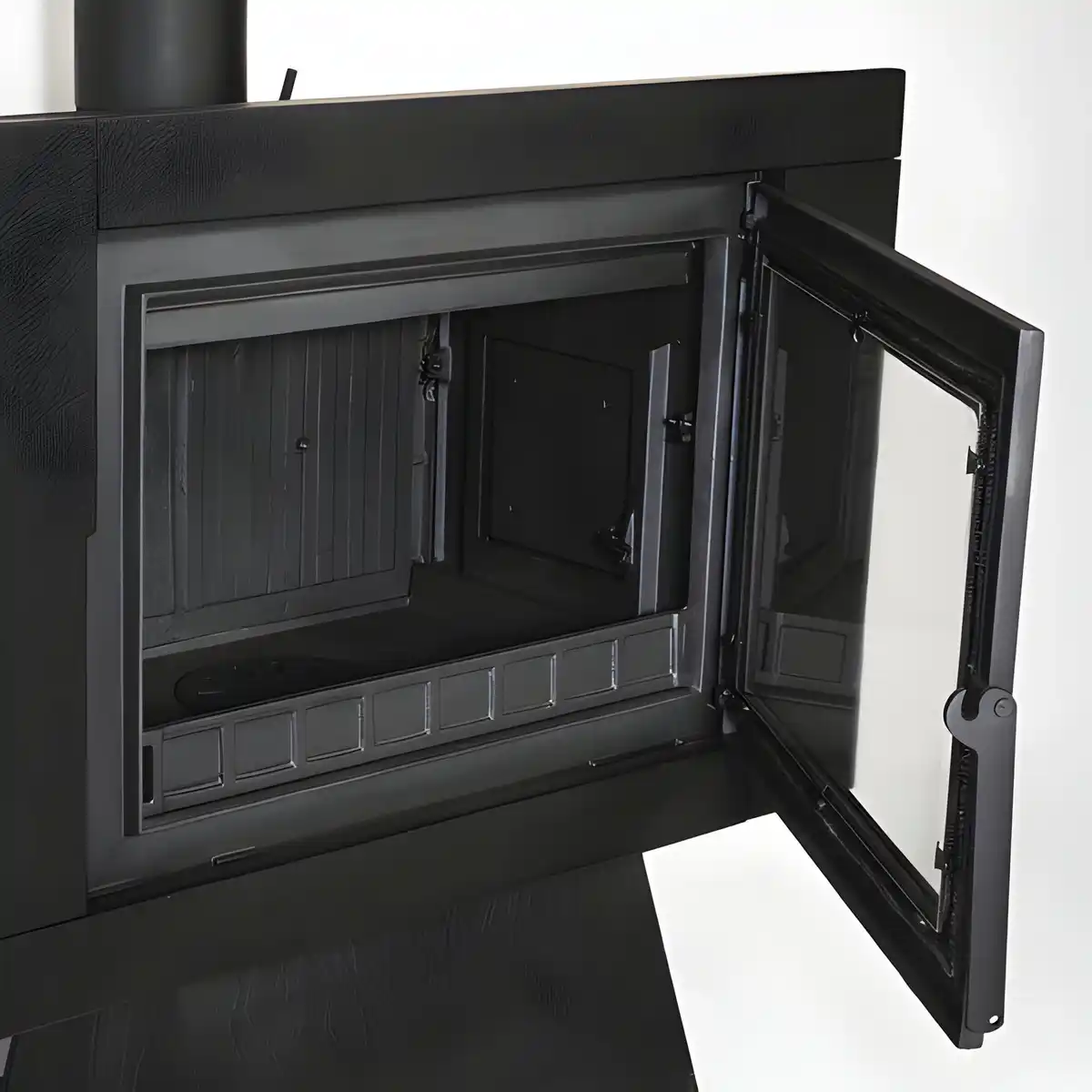 Bild 2 von GLOBEFIRE Kaminofen »Neptune Elegance«, schwarz, Gusseisen, 7 kW