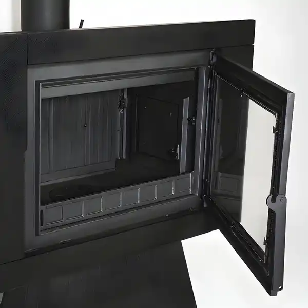 Bild 2 von GLOBEFIRE Kaminofen »Neptune Elegance«, schwarz, Gusseisen, 7 kW