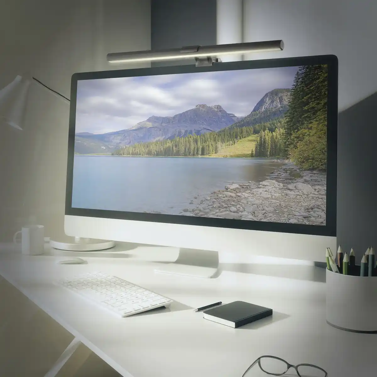 Bild 3 von BRILONER Monitorleuchte »SCREEN«, BxHxL: 5,5 x 11 x 4,05 cm, 3,5 W, Kunststoff/Metall