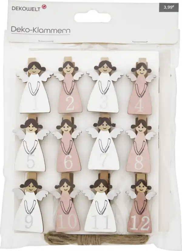 Bild 3 von DEKOWELT ADVENTSKALENDER-KLAMMERN