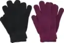 Bild 2 von under2wear kids 2er Pack Strick Handschuhe onesize beere/schwarz