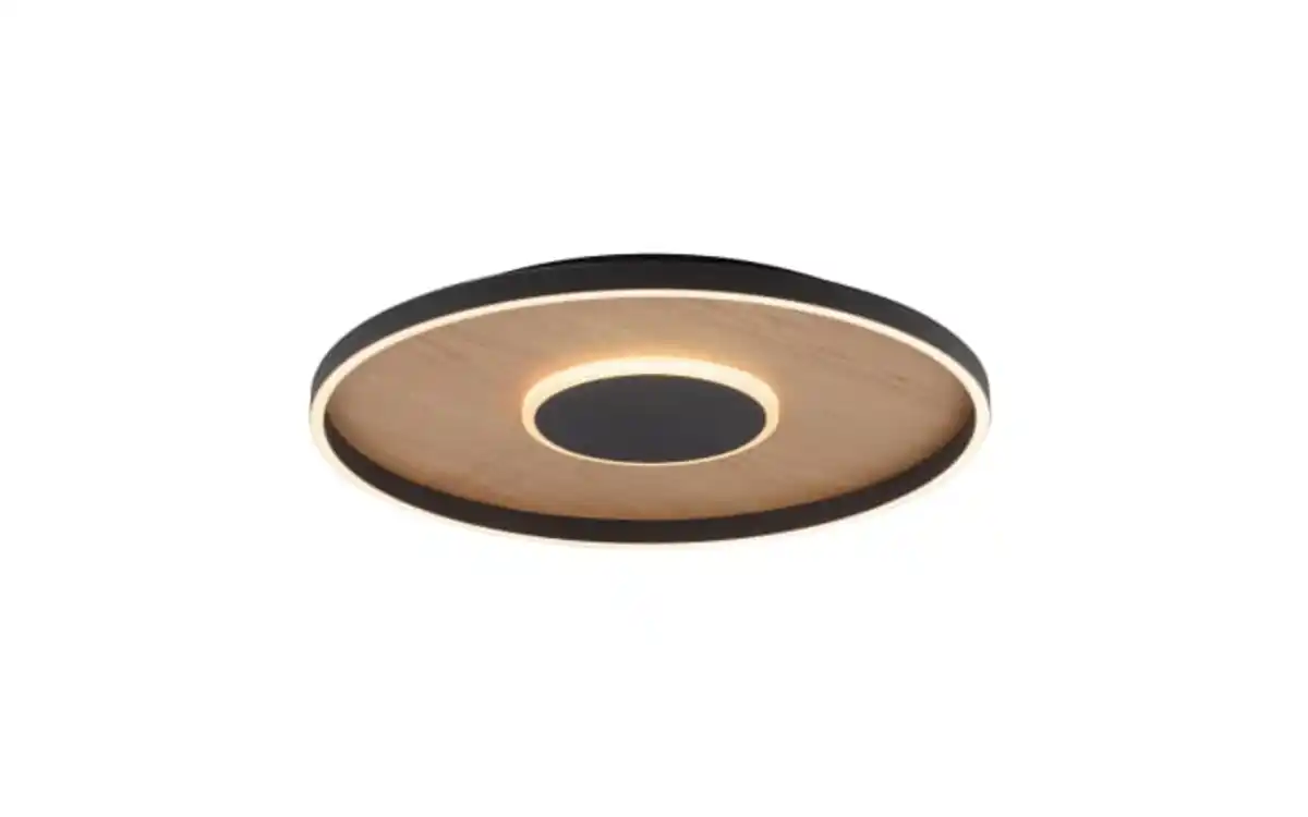 Bild 1 von LED-Deckenleuchte Mondo Famera, holz/schwarz, inkl. CCT und Fernbedienung