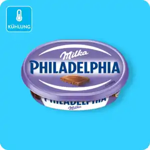 PHILADELPHIA Frischkäse, Milka