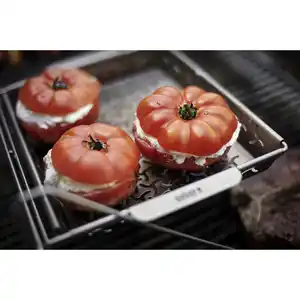 WEBER Gemüsekorb »Elevations Tiered Grilling System (ETGS)«, BxL: 30 x 32 cm, aus Edelstahl