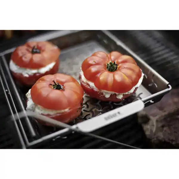 Bild 1 von WEBER Gemüsekorb »Elevations Tiered Grilling System (ETGS)«, BxL: 30 x 32 cm, aus Edelstahl