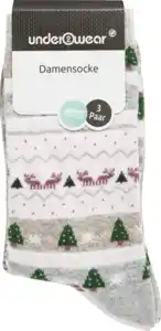 under2wear 3er Pack Weihnachten Limited Edition Gr. 39/42