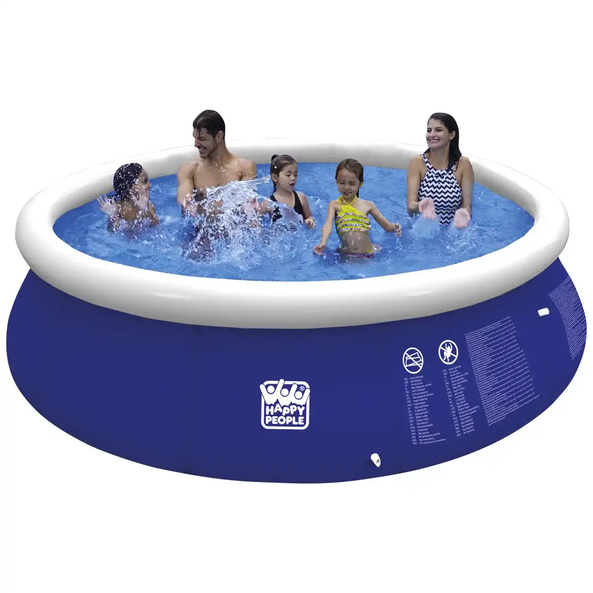 Bild 2 von HAPPY PEOPLE Rundpool, blau, ØxH: 420 x 84 cm