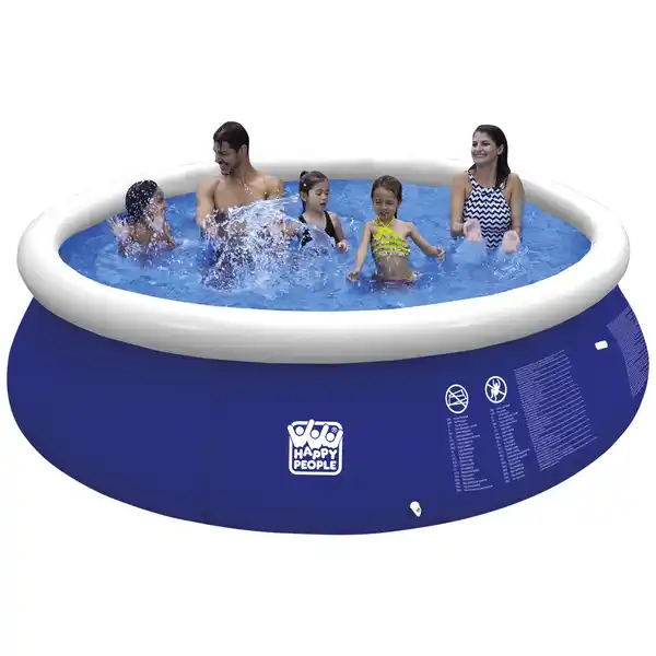 Bild 2 von HAPPY PEOPLE Rundpool, blau, ØxH: 420 x 84 cm