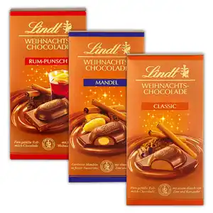 Lindt Weihnachts-Chocolade