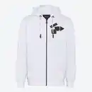 Bild 2 von Herren-Hoodie-Jacke mit Front- und Rückenaufdruck