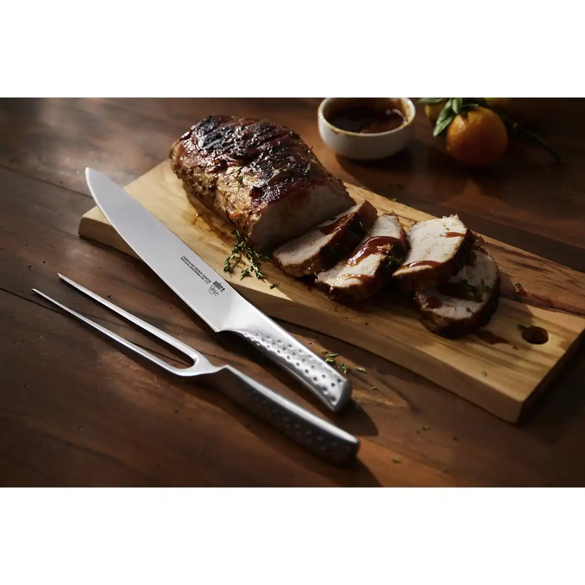 Bild 2 von WEBER Tranchierset, Edelstahl, silberfarben