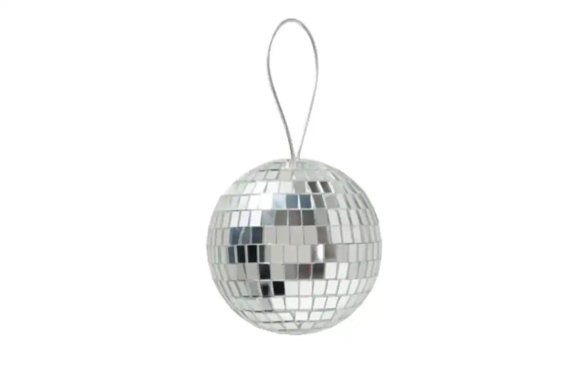 Bild 1 von Dekoanhänger Disco, silber, 10 cm