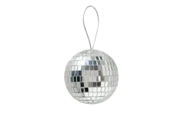 Bild 1 von Dekoanhänger Disco, silber, 10 cm