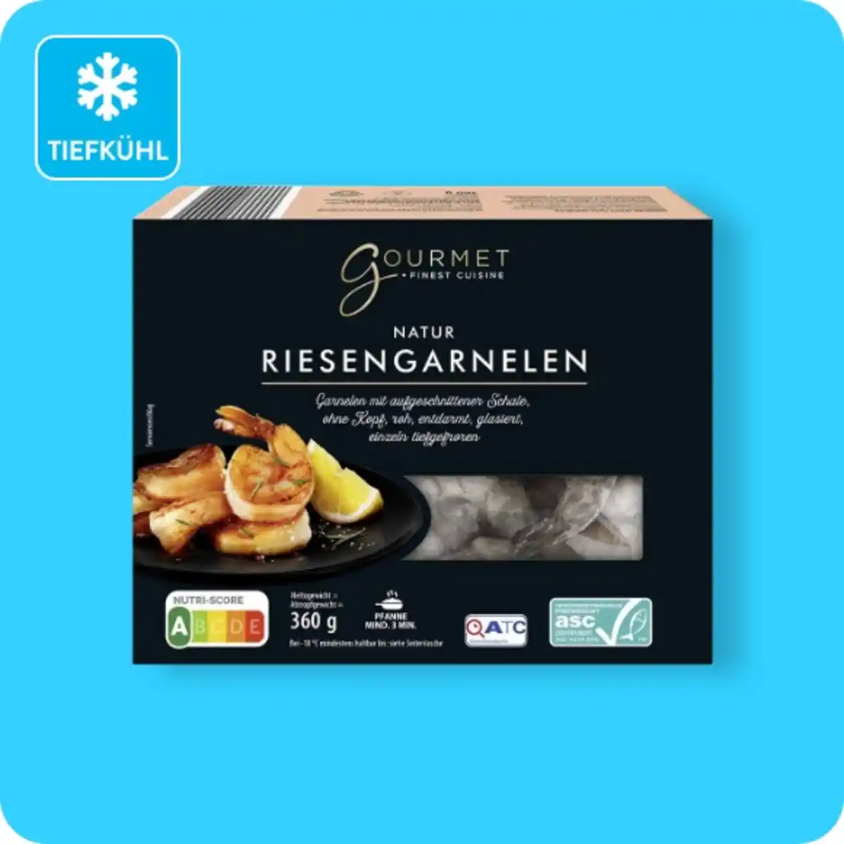 Bild 1 von GOURMET FINEST CUISINE Riesengarnelen mit Schale, Natur