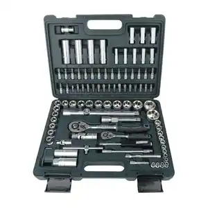 BRÜDER MANNESMANN Steckschlüsselsatz, Kunststoff/Chrom-Vanadium-Stahl, für Schraubarbeiten