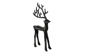 Figur Hirsch, schwarz, 20 cm