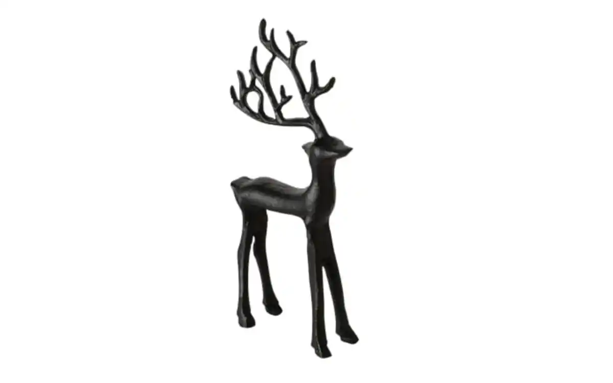 Bild 1 von Figur Hirsch, schwarz, 20 cm