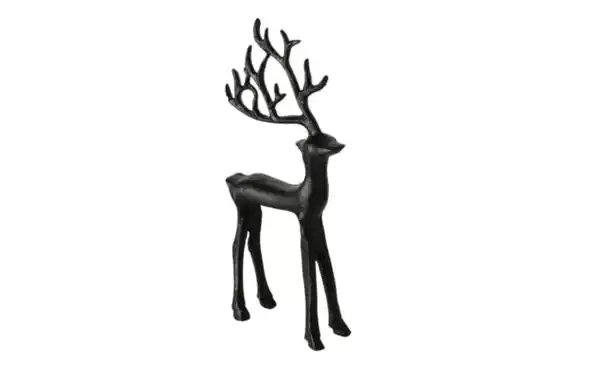 Bild 1 von Figur Hirsch, schwarz, 20 cm