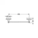 Bild 2 von GROHE Handtuchstange »Essentials«, Metall, chromfarben