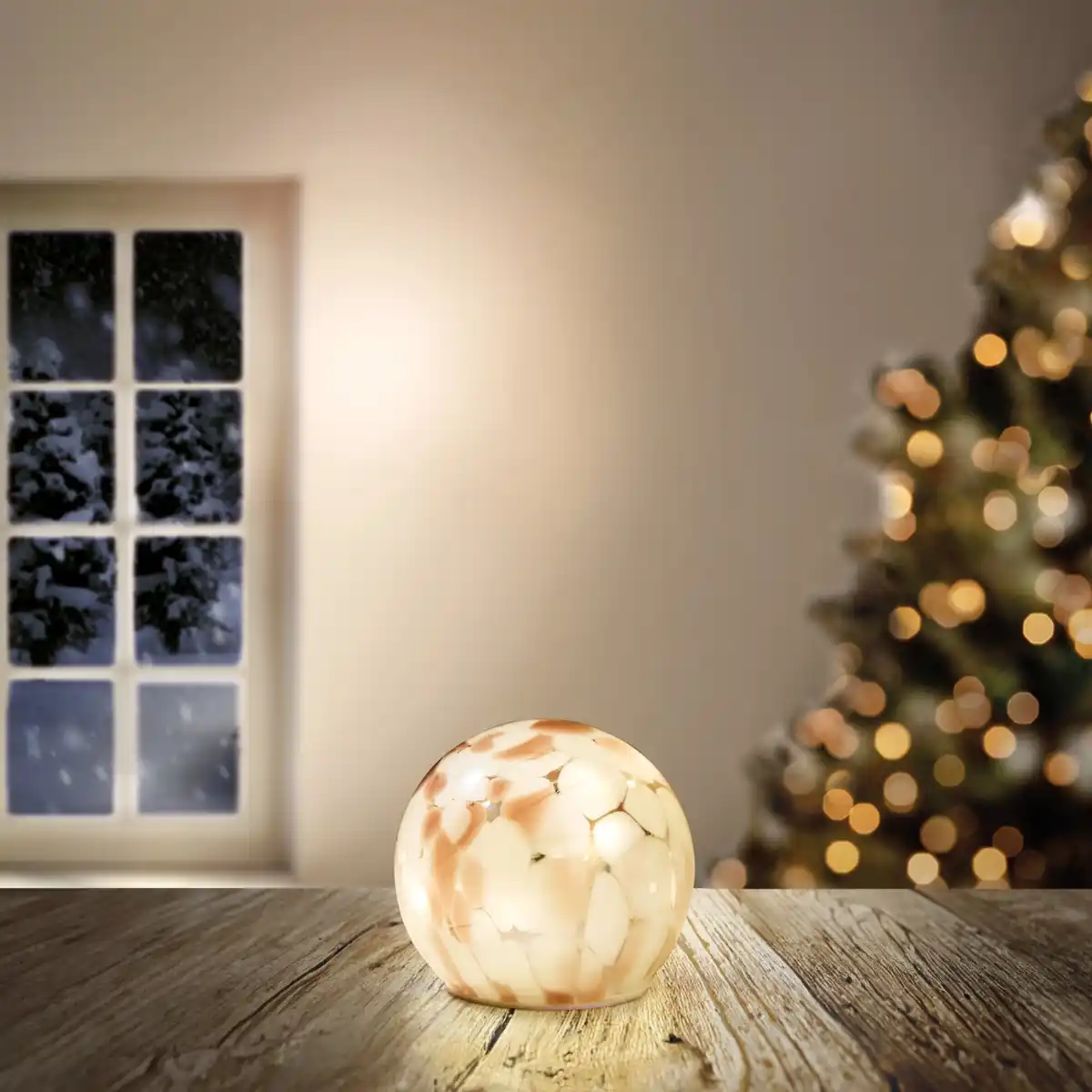 Bild 1 von LED-Glaskugel mit Timerfunktion, Ø ca. 10 cm