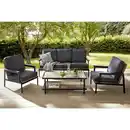 Bild 1 von CASAYA Loungeset »Pelada «, 4 Sitzplätze, Aluminium/Kunststoff, anthrazit