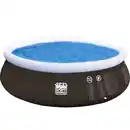 Bild 1 von HAPPY PEOPLE Quick-Up Pool, braun, ØxH: 396 x 84 cm