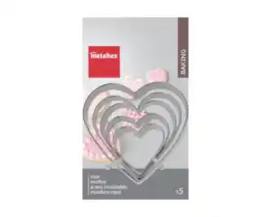 Ausstechformen 5er Herzen
