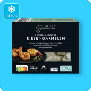 GOURMET FINEST CUISINE Riesengarnelen mit Schale, Kräutermarinade