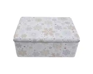 Keksdose eckig weiß