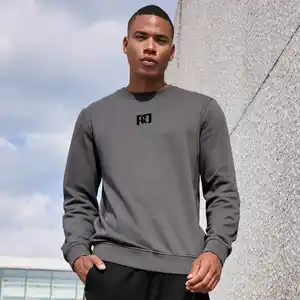 Herren-Sweatshirt mit Rippenbündchen