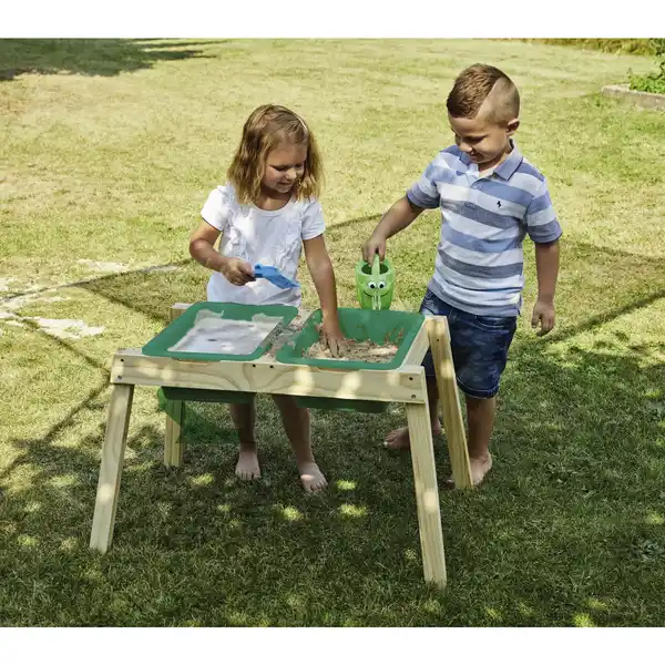 Bild 2 von HAPPY PEOPLE Matschtisch, Holz, braun