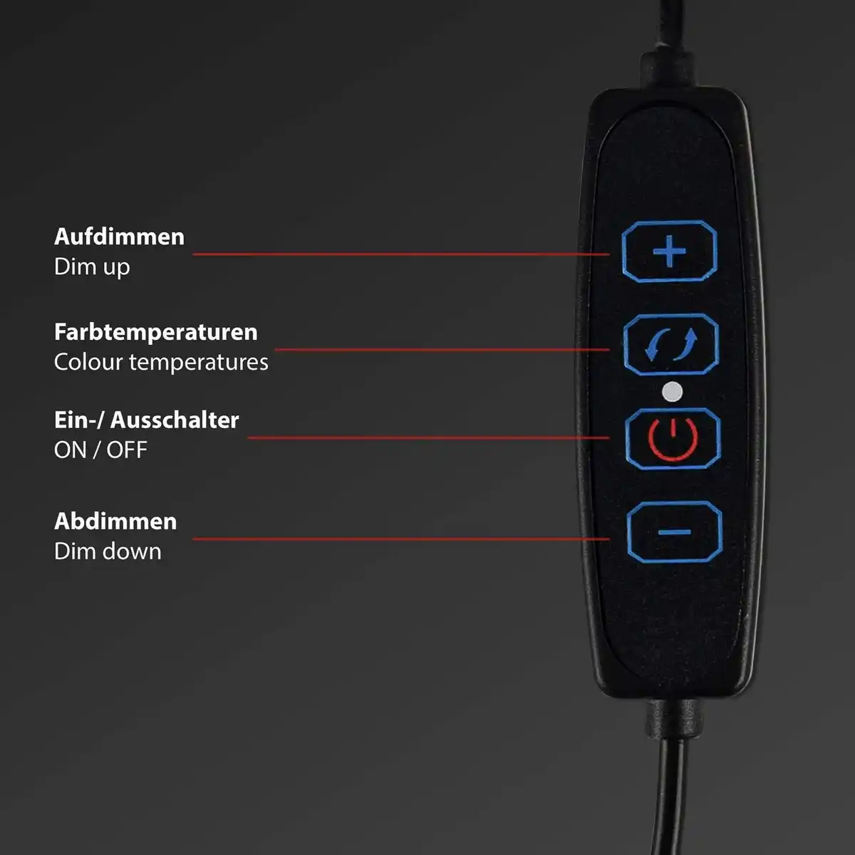 Bild 4 von BRILONER Monitorleuchte »SCREEN«, BxHxL: 5,5 x 11 x 4,05 cm, 3,5 W, Kunststoff/Metall