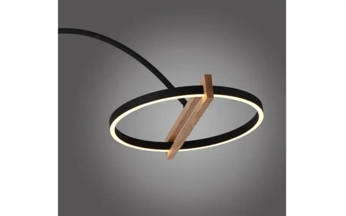 Bild 3 von LED-Standleuchte Mondo Famera, holz/schwarz, inkl. CCT und Fernbedienung