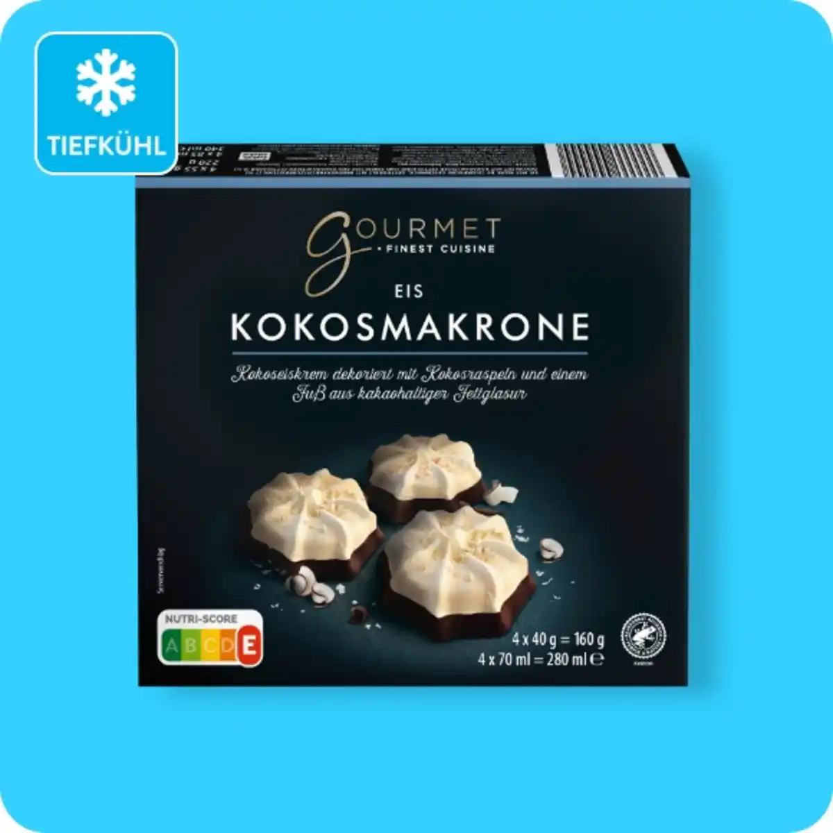 Bild 1 von GOURMET FINEST CUISINE Winterliche Eisdesserts, Eis-Kokosmakronen