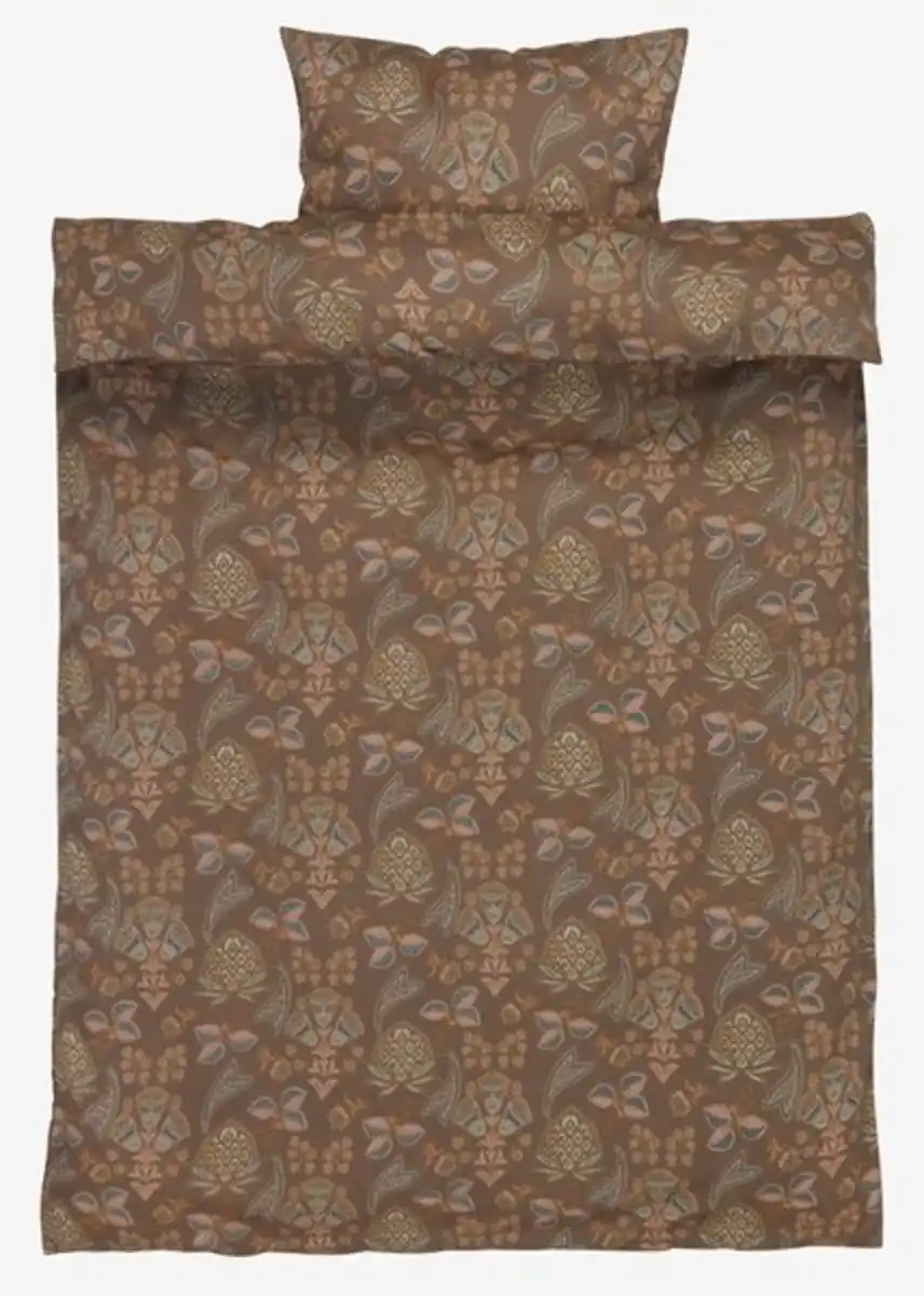 Bild 1 von Satin-bettwäsche MIMMI 135x200 sand dunkel