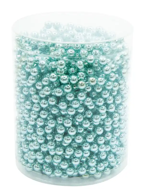 Bild 1 von Perlengirlande 5fach.sort. 18m o.G Farbe: türkis
