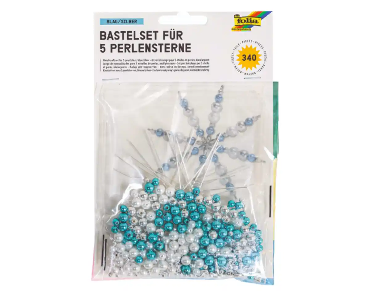 Bild 1 von Perlensterne Set blau, 340tlg.