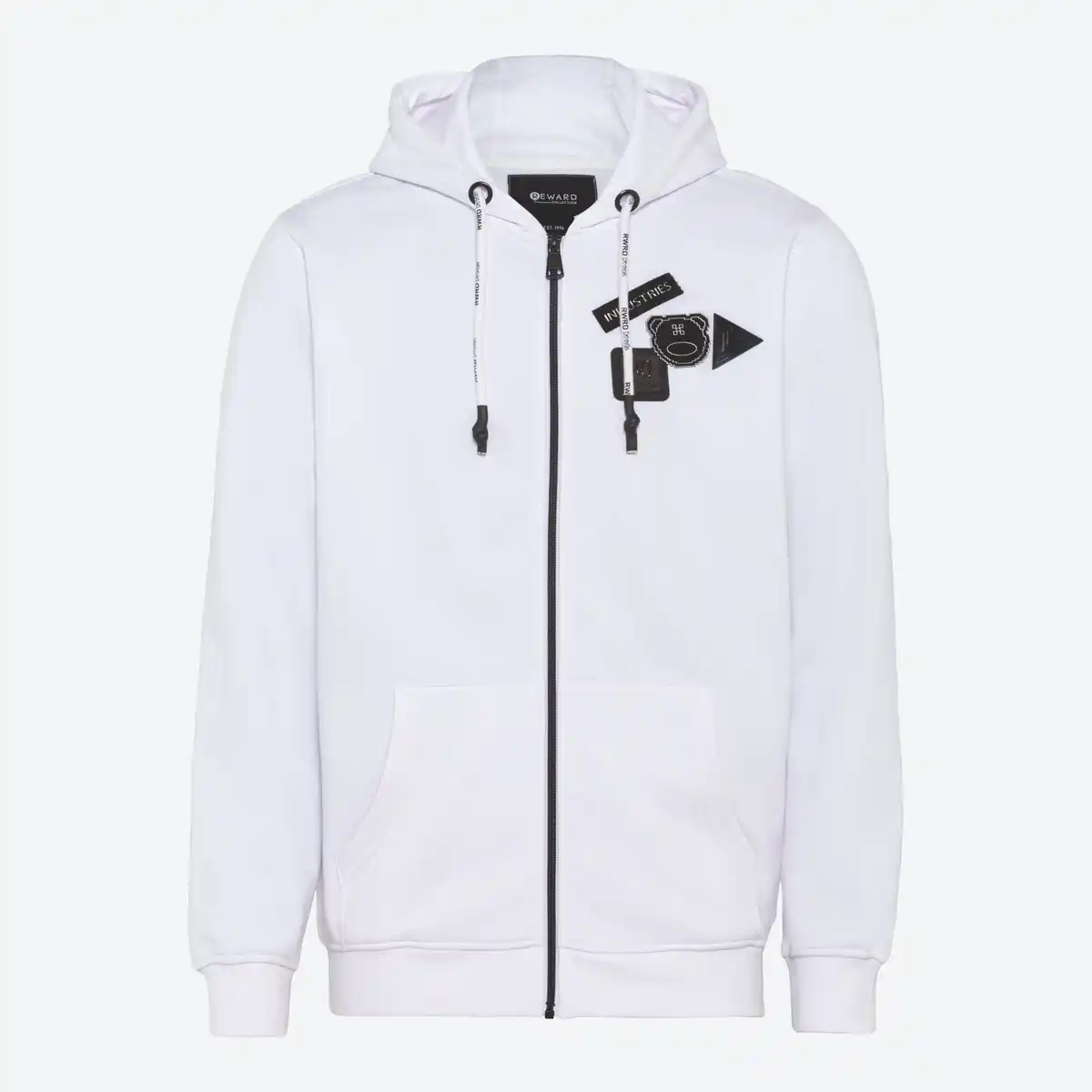 Bild 3 von Herren-Hoodie-Jacke mit Front- und Rückenaufdruck