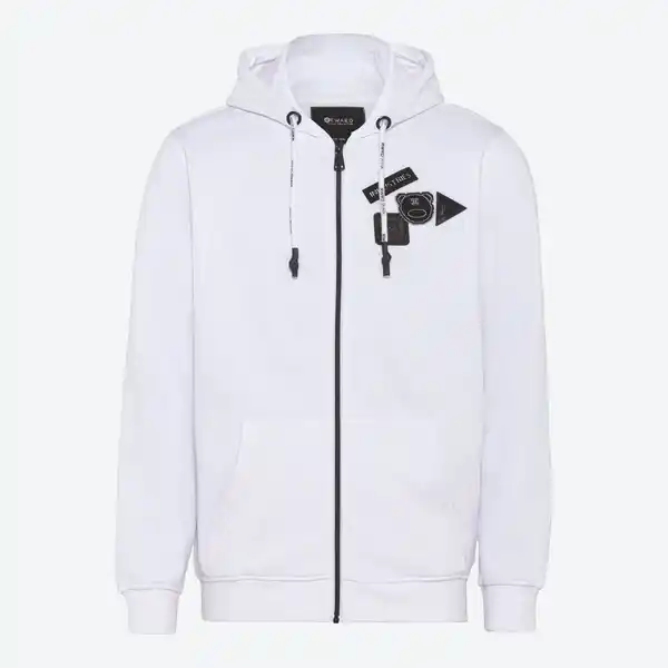 Bild 3 von Herren-Hoodie-Jacke mit Front- und Rückenaufdruck