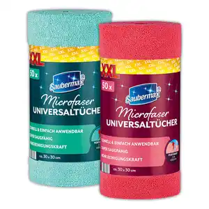 Saubermax Microfaser Tücherrolle XXL