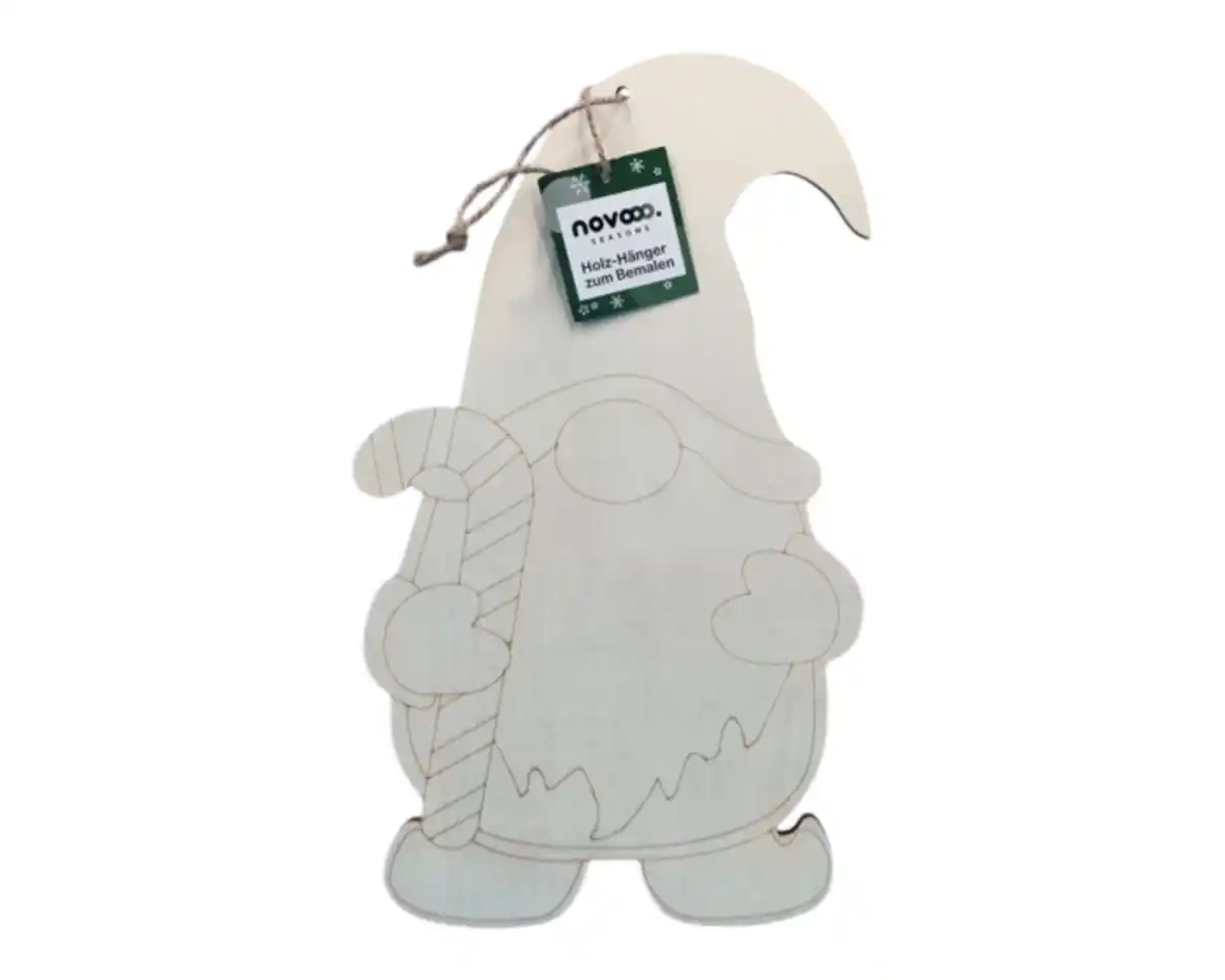 Bild 1 von Holzhänger Wichtel zum Bemalen