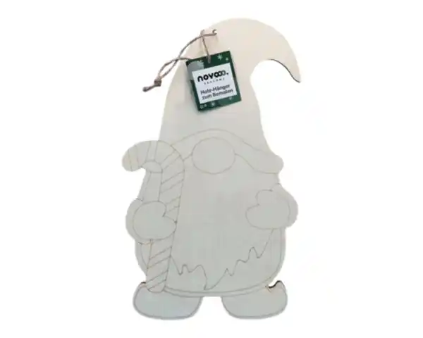 Bild 1 von Holzhänger Wichtel zum Bemalen