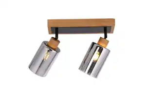 Deckenleuchte Monika, holz, 2-flammig