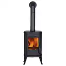 Bild 1 von GLOBEFIRE Gussofen »Sirius«, schwarz, Gusseisen, 6 kW
