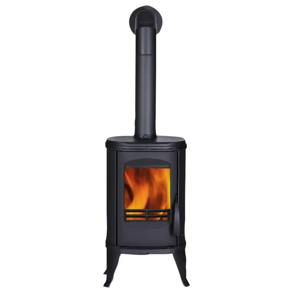 Bild 1 von GLOBEFIRE Gussofen »Sirius«, schwarz, Gusseisen, 6 kW
