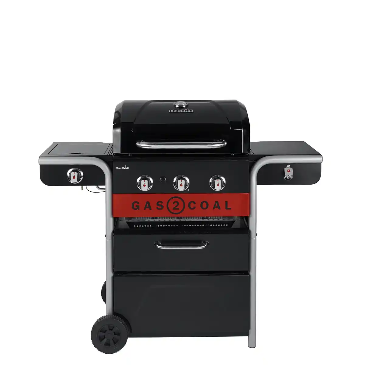 Bild 3 von CHAR-BROIL Hybridgrill »Gas2Coal 2.0 Line«, 3 Brenner, Grillfläche: 64,2 x 44,1 cm,
