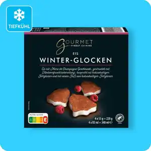 GOURMET FINEST CUISINE Winterliche Eisdesserts, Eis-Winter-Glocken oder Eis