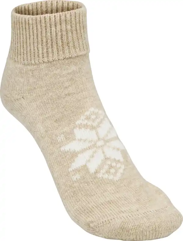 Bild 1 von IDEENWELT Wintersöckchen mit Wolle beige Gr. 39/42