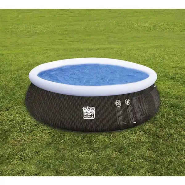 Bild 3 von Rundpool, rattanfarben, ØxH: 450 x 106 cm